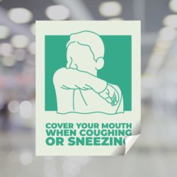 Cover Your Mouth Window Decal