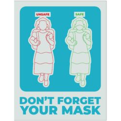 Don’t Forget Your Mask Poster