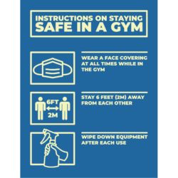 Instructions On Staying Safe Poster