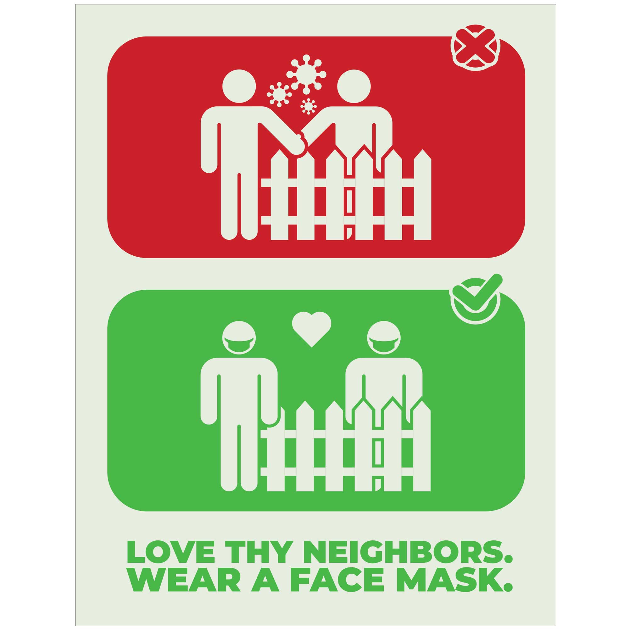 Wear Face Mask Poster