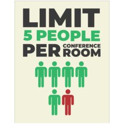 Limit 5 People Poster