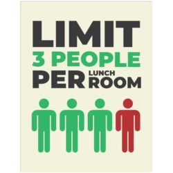 Limit 3 People Poster