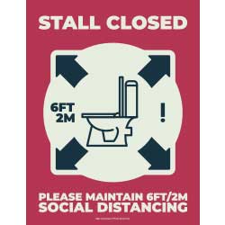 Stall Closed Sign