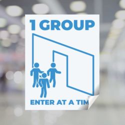 1 Group Enter At A Time Window Decal