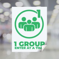 1 Group Enter At A Time Window Decal