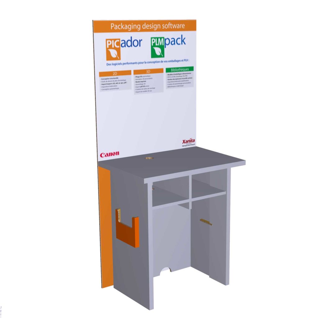 31.5-in H x 64-in W counter with 2 compartments.