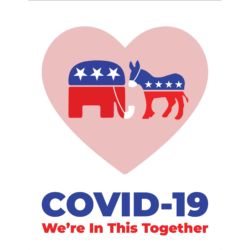 COVID-19 Were In This Together Poster