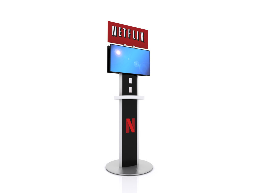 charging stations with monitors