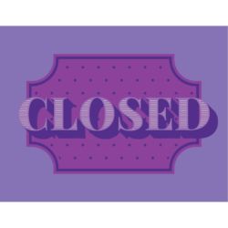 Closed Poster