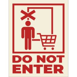 Do Not Enter Banner