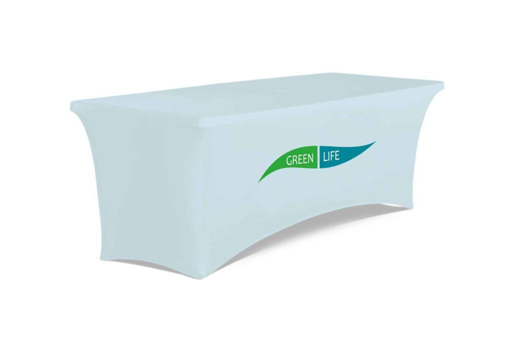 Fitted table cover angle