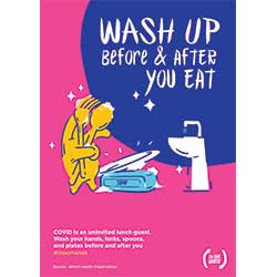 Wash Before Eating Poster