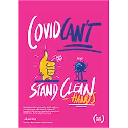 COVID Can't Stand Clean Poster