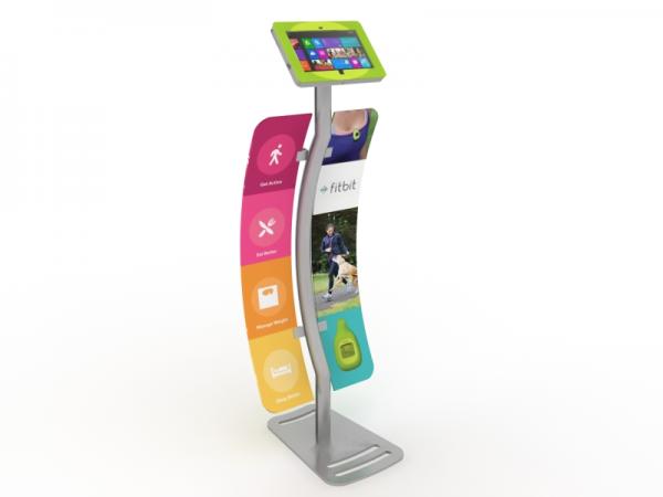 Tablet Kiosk Stand for iPad in Landscape or Portrait