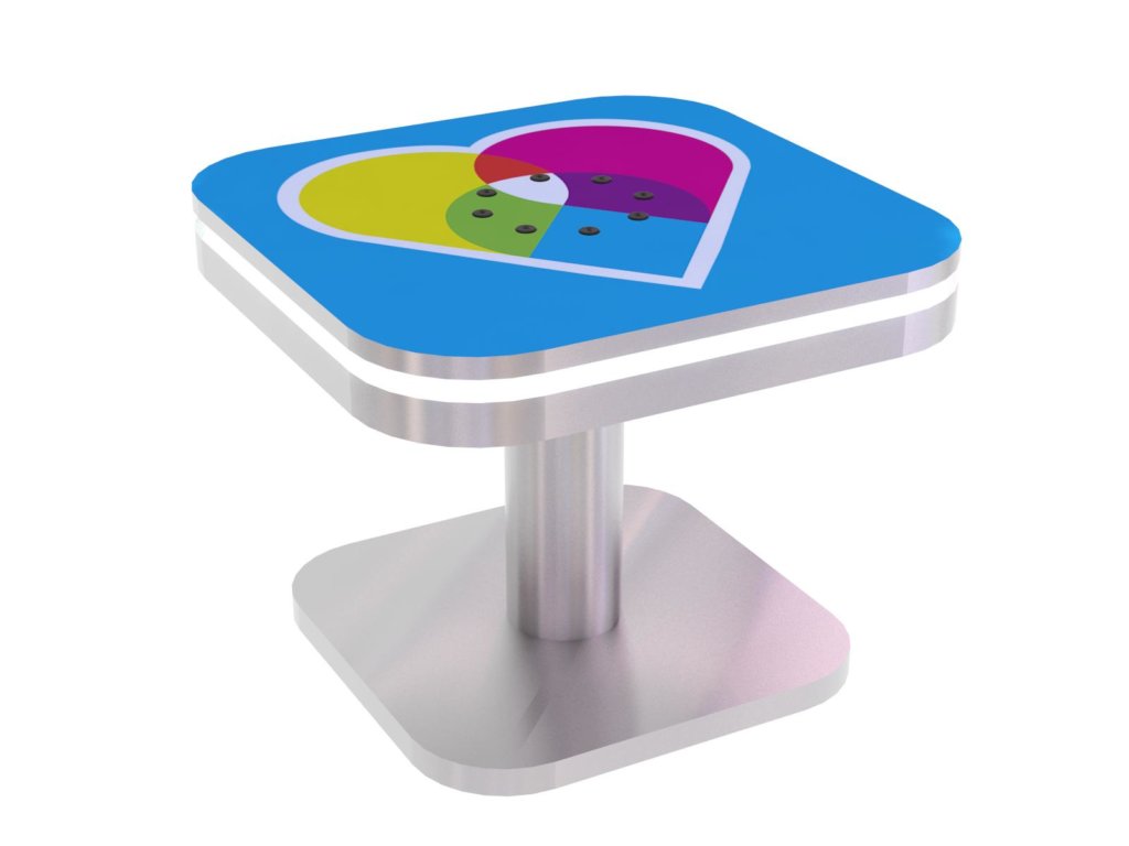 coffee table charges USB