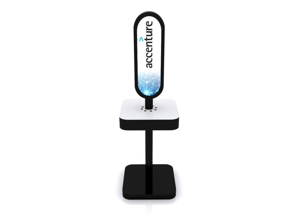 LED sign charging station