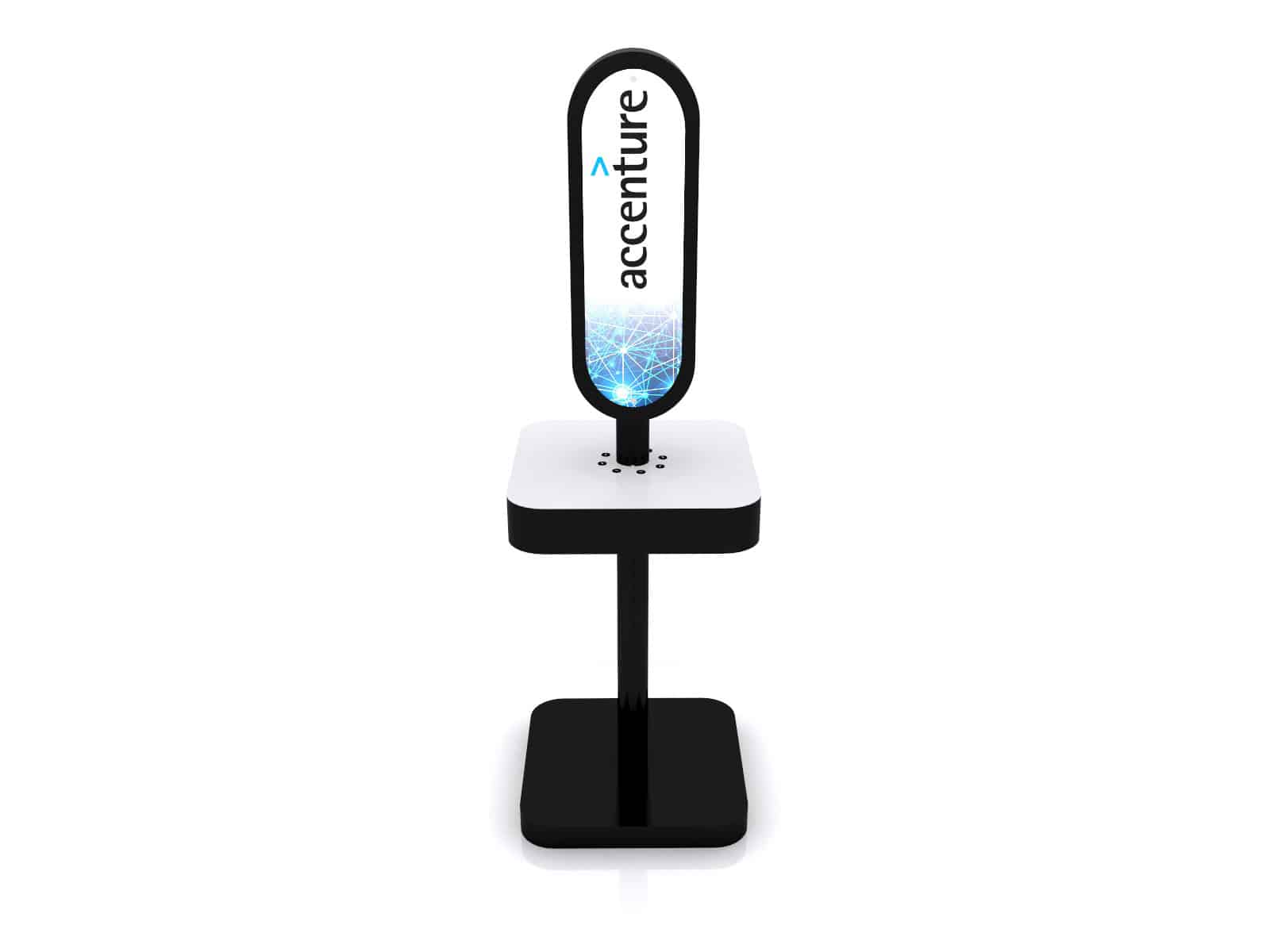 LED sign charging station
