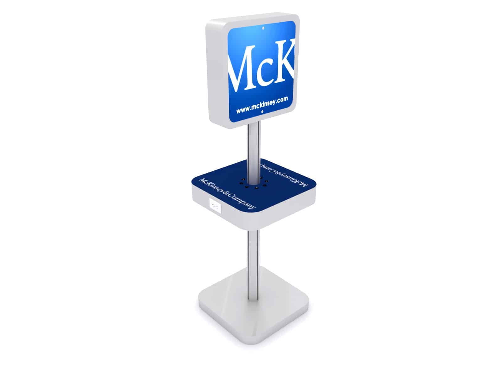 square sign charging stations