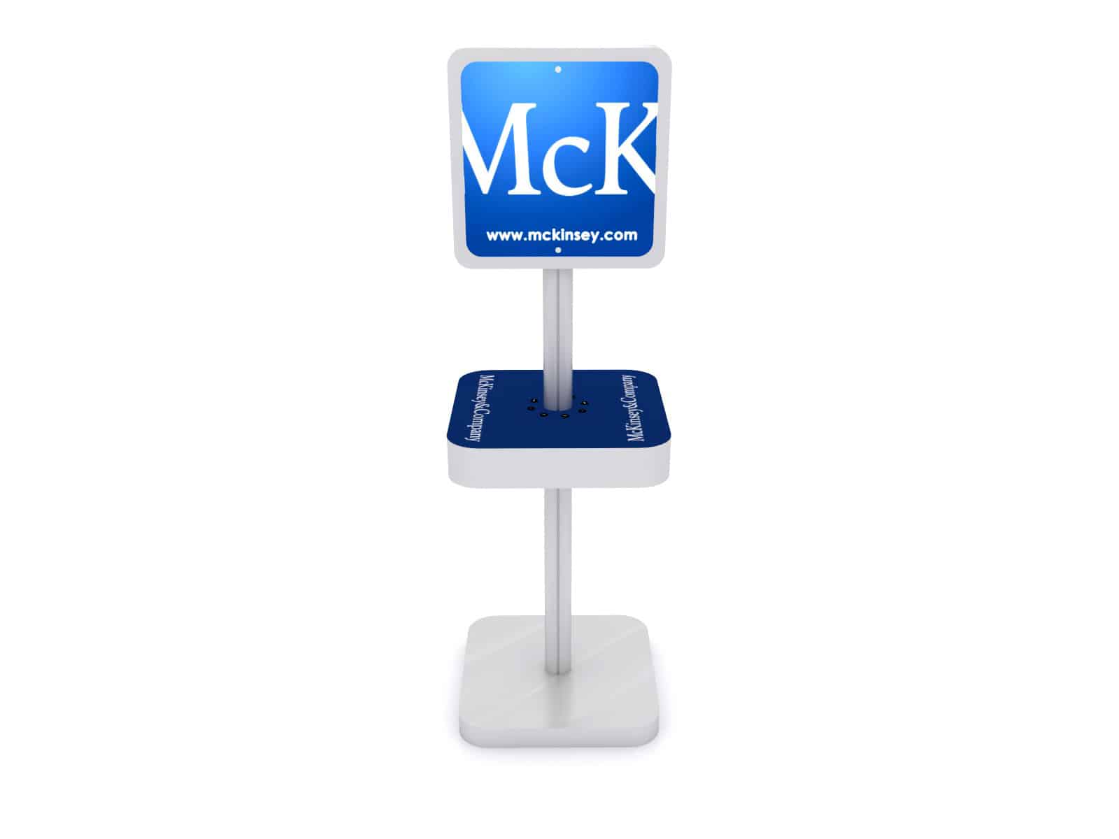 square sign charging station