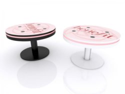Black wireless charging table