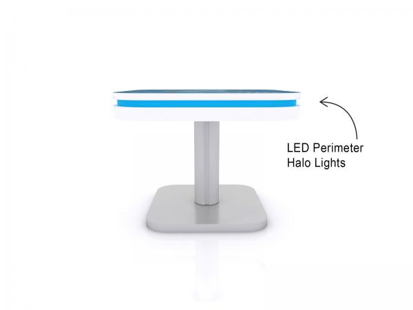 LED lights on charging table