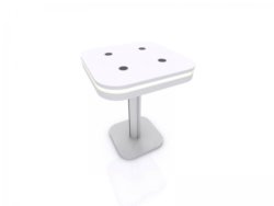 White square chanrging table