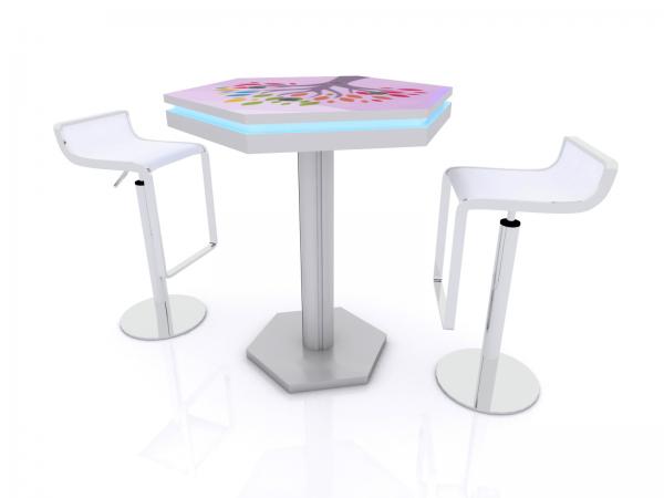 Wireless charging table for trade shows