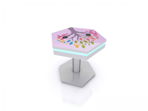 hexagon table with wireless charging