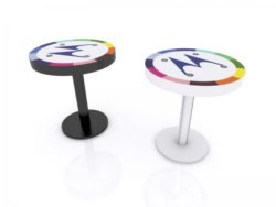 Black and White Wireless Charging Tables