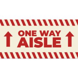 One Way Aisle Poster