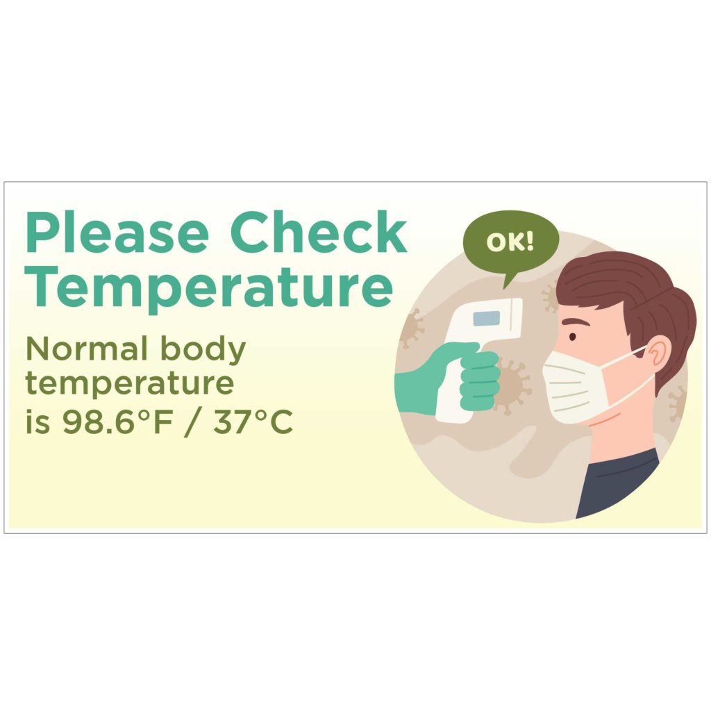Please Check Temperature Banner