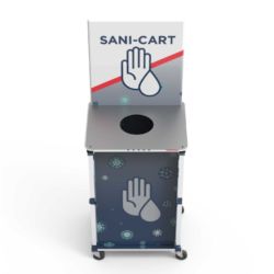 Commercial Sanitizer Station with Sign