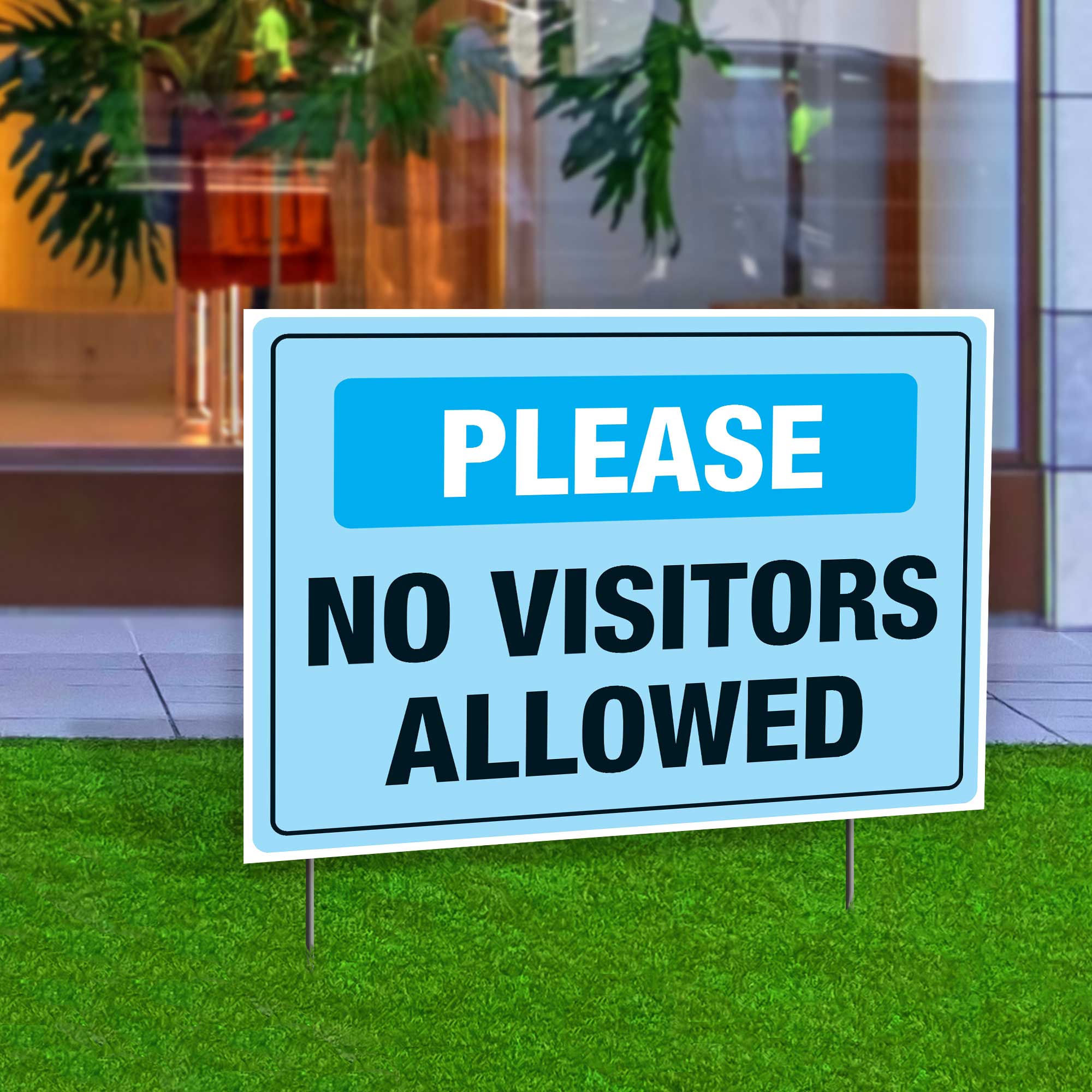 Printable No Visitor Signs