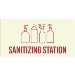 Sanitizing Station Banner