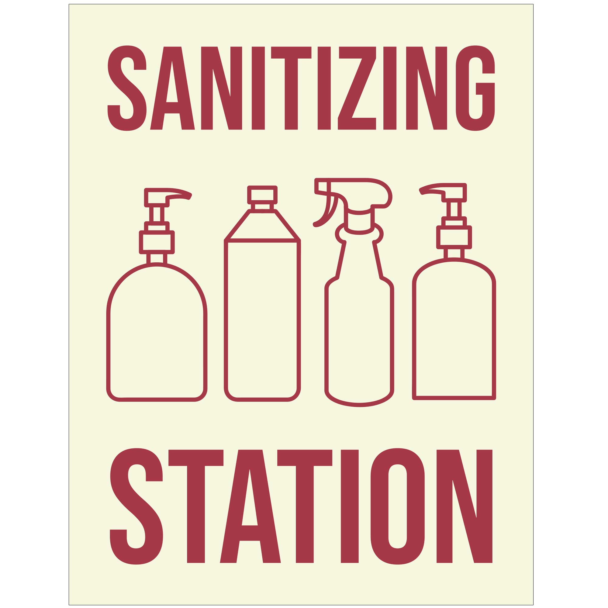 Sanitizing Station Sign Free Printable - Printable Word Searches