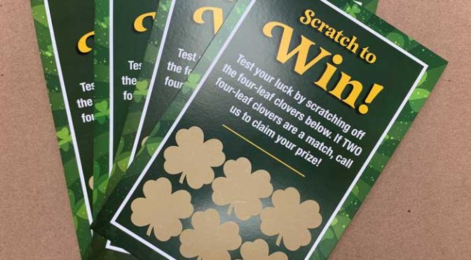 Scratch Off Postcards