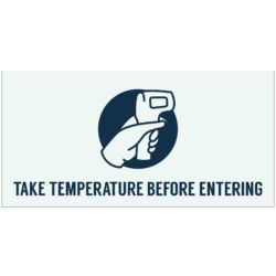 Take Temperature Before Entering Banner