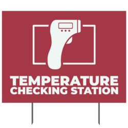 Temperature Station Yard Sign