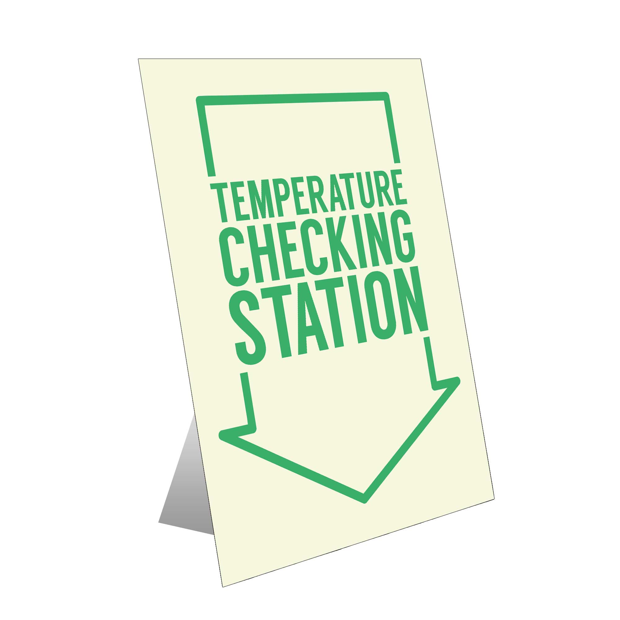 Temperature Checking Station with Thermometer & Signs | Plum Grove