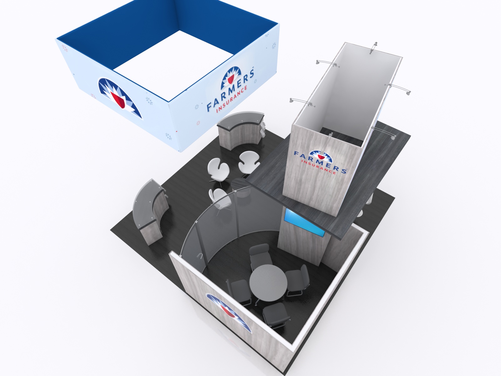 Custom Island Exhibit - Image 4