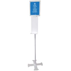Hand Sanitizer Stand with Sign