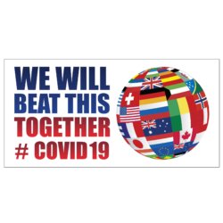We Will Beat This Together #COVID19 Banner
