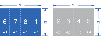 12-in x 18-in parallel-fold brochures