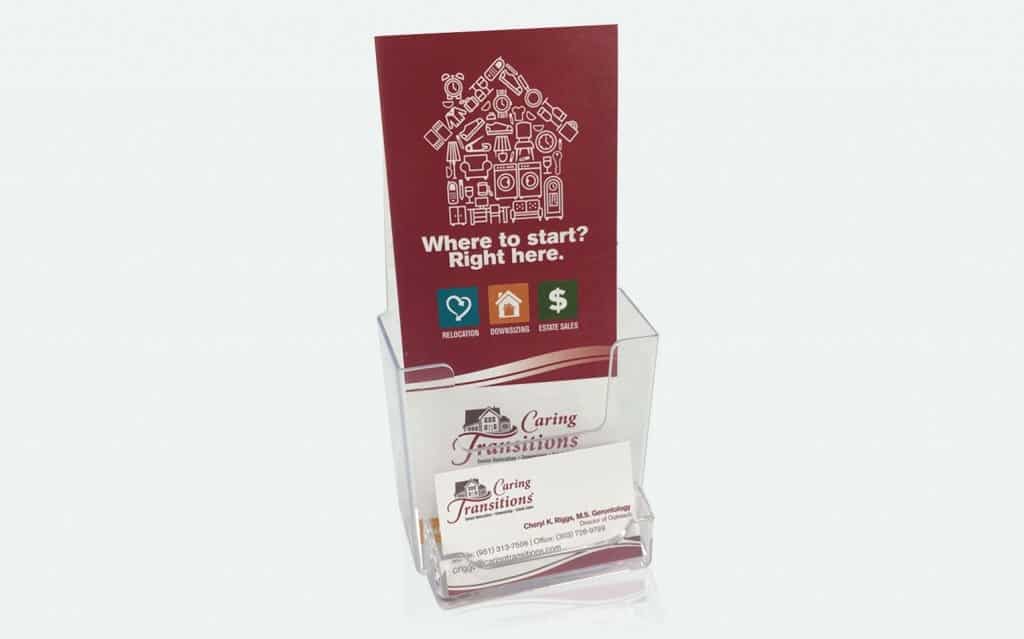 Brochure Business Card Holder