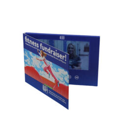Custom A6 Video Brochure Booklet|Soft Cover with 5" LCD Screen