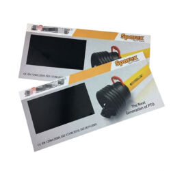 Tri-Fold Video Display Stand with Auto-Play | Retail Counter Advertising Solution