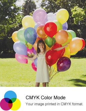 CMYK color example