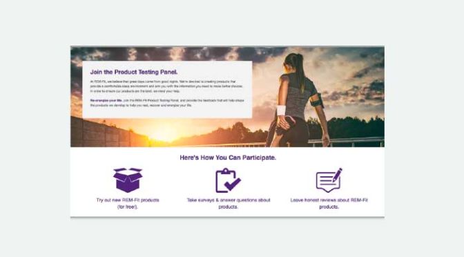 Consumer Beta Testing Landing Page