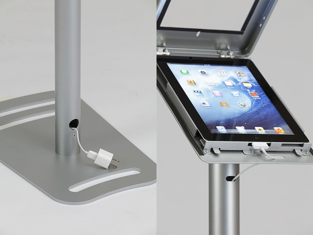 iPad Stand Cord Management