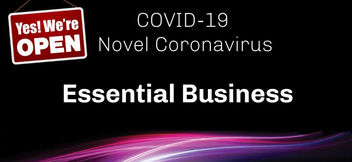 Coronavirus COVID-19 Essential Businesses